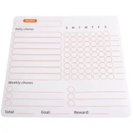 Fridge Magnet Chore Tracker & Reward Set Orange